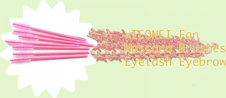 Disposable eyebrow brushes