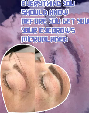 Getting eyebrows microbladed