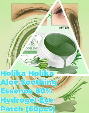 Hydrogel eye patch aloe vera