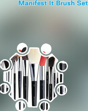 It brushes