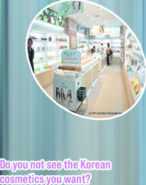 Korean makeup store