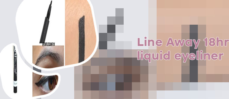 Liquid eyeliner thin line