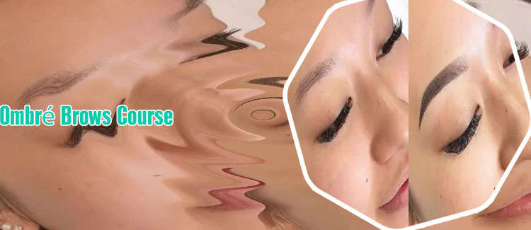 Microshading ombre brows