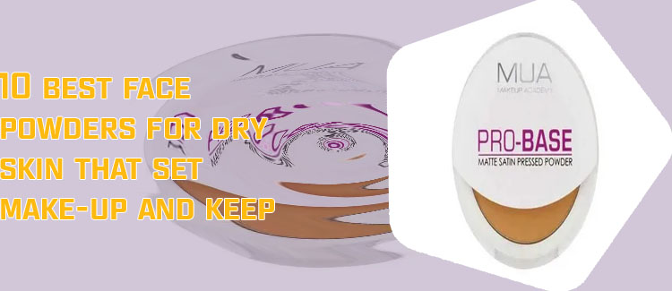 Pressed powder for dry skin