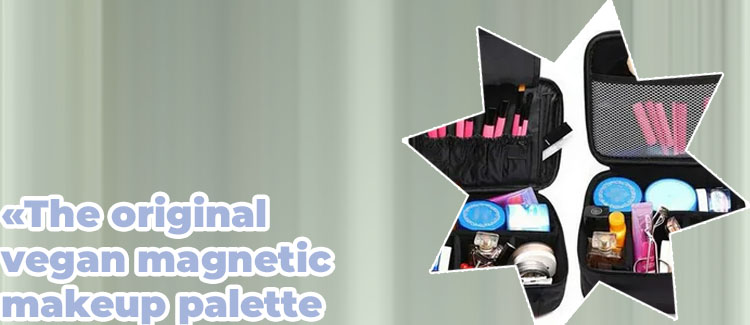 Professional travel makeup organizer