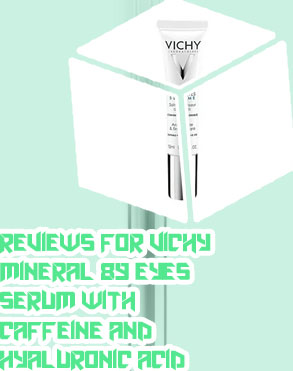 Vichy eye cream with caffeine